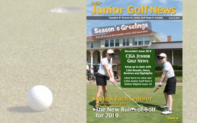 The 2018 December Issue of Junior Golf News Is Now Available – Click Here!