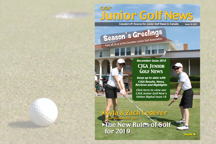 The 2018 December Issue of Junior Golf News Is Now Available – Click Here!