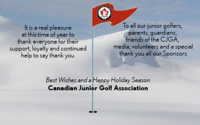 Best Wishes and a Happy Holiday Season from the Canadian Junior Golf Association