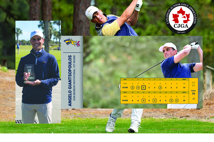 Angelo Giantsopoulos, CJGA alumnus and a senior on the Drexel Dragons golf team, picks up first NCAA I win
