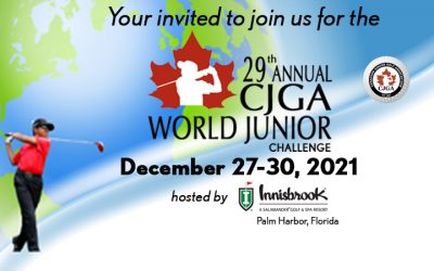 2021 CJGA World Junior Challenge almost full. Register before it too late.