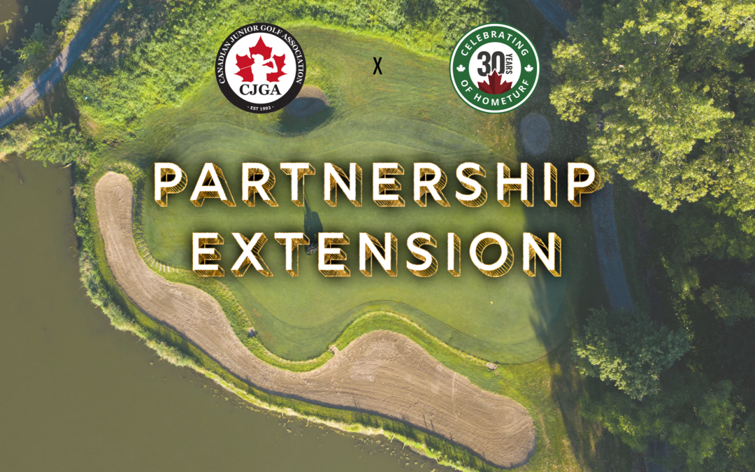 Hometurf renews and increases sponsorship with the Canadian Junior Golf Association