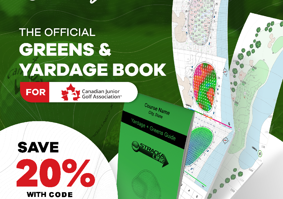 StrackaLine Becomes the Official Greens and Yardage Book of the CJGA